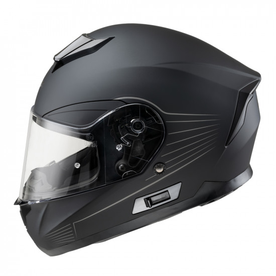 Casca moto W-TEC Yorkroad Solid, Alb/Gri-Lucios