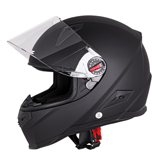 Casca moto W-TEC NK-863, Negru-Lucios