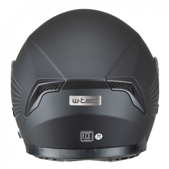 Casca moto W-TEC Yorkroad Solid, Negru/Gri-Mat