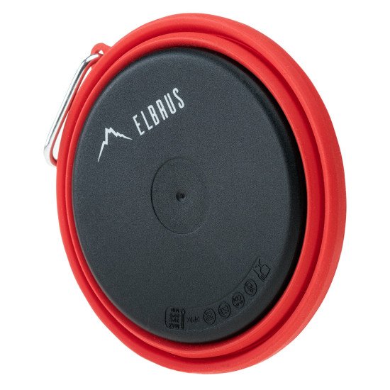 Bol pliabil din silicon ELBRUS Aquila 550 ml, Rosu Bol pliabil din silicon ELBRUS Aquila 550 ml, Rosu