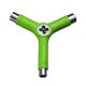 Cheie universala pentru skateboard WORKER, Verde