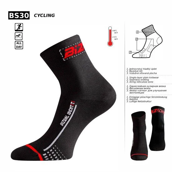 Sosete Termo LASTING BS30, Negru