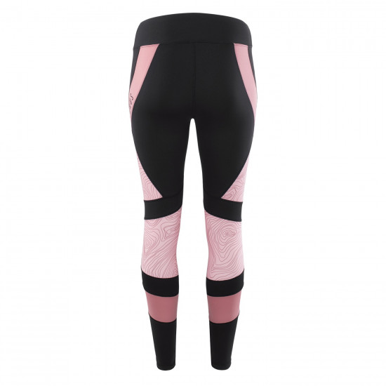 Colanti sport pentru femei ELBRUS Nanna Wo s, Negru/Roz