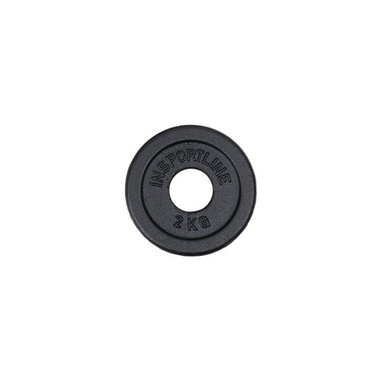 Disc olimpic din fonta inSPORTline Castblack OL 2 kg