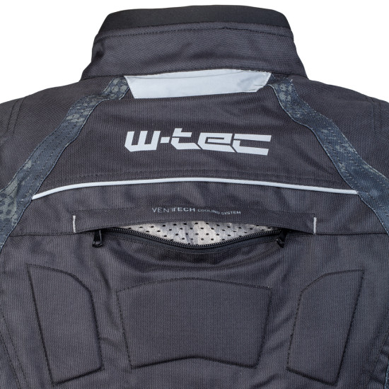 Geaca moto pentru barbati W-TEC Kamicer NF-2100, Negru/Rosu