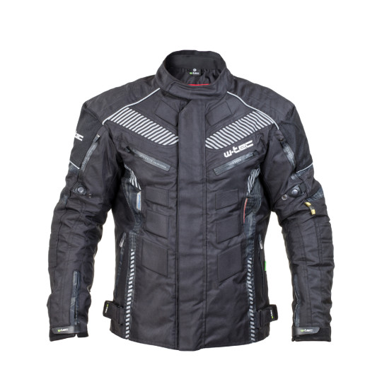 Geaca moto pentru barbati W-TEC Kamicer NF-2100, Negru/Rosu Geaca moto pentru barbati W-TEC Kamicer NF-2100, Negru/Rosu
