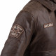 Geaca moto din piele pentru barbati W-TEC Black Heart Bomber