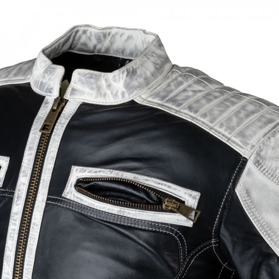 Geaca moto din piele pentru barbati W-TEC Esbiker Geaca moto din piele pentru barbati W-TEC Esbiker