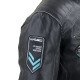 Geaca moto din piele pentru barbati W-TEC Losial, Negru Geaca moto din piele pentru barbati W-TEC Losial, Negru
