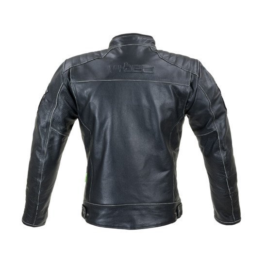 Geaca moto din piele pentru barbati W-TEC Losial, Negru Geaca moto din piele pentru barbati W-TEC Losial, Negru
