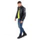 Geaca moto din piele pentru barbati W-TEC Losial, Negru Geaca moto din piele pentru barbati W-TEC Losial, Negru