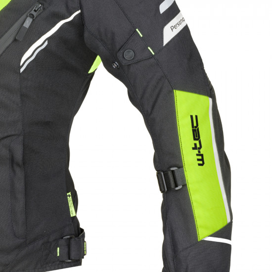 Geaca moto pentru femei W-TEC Brandon, Negru/Verde