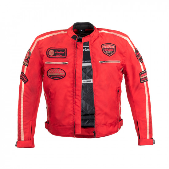 Geaca moto pentru barbati W-TEC Patriot Red, Rosu