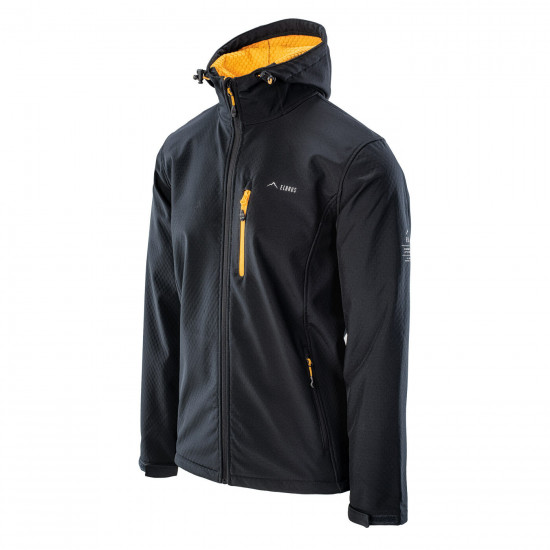 Geaca softshell barbati ELBRUS Ihar Negru/Galben