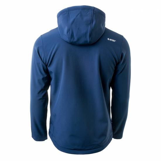 Geaca softshell barbati HI-TEC Caen Blue Geaca softshell barbati HI-TEC Caen Blue