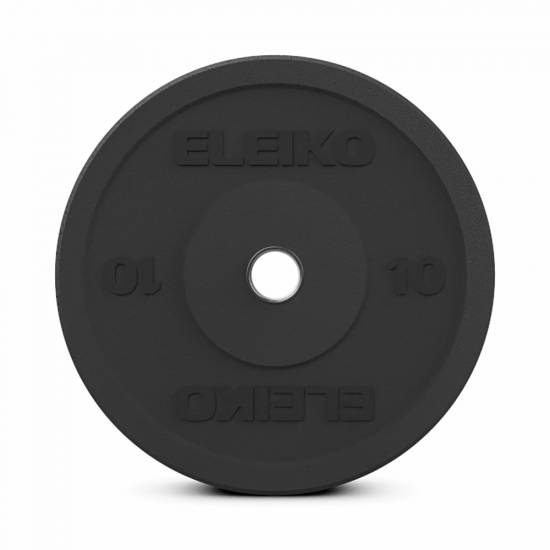Discuri Olimpice de greutate Eleiko XF Bumper - 10 kg, Negru