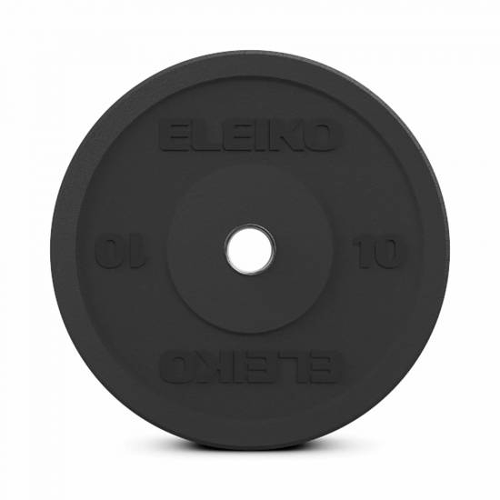 Discuri Olimpice de greutate Eleiko XF Bumper - 10 kg, Negru