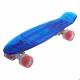 Penny Board Maronad Retro Transparent Light Up Wheels 22,Albastru