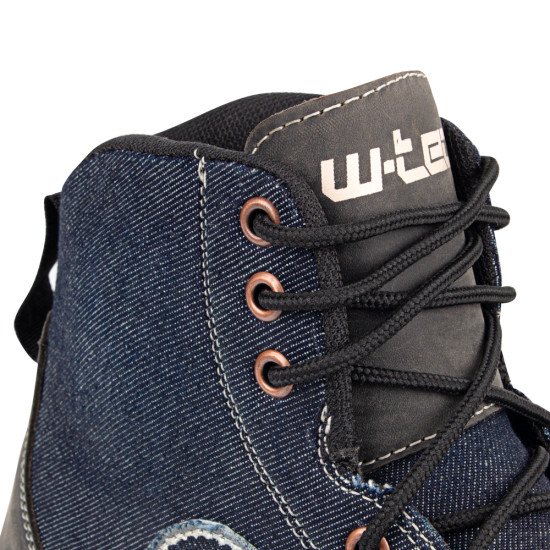 Incaltaminte moto W-TEC Denimo, Grafica - Denim