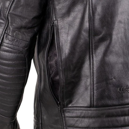 Geaca din piele pentru motociclete W-TEC Murayo II - Negru