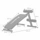 Banca Fitness curbata inSPORTline ABD050 Banca Fitness curbata inSPORTline ABD050