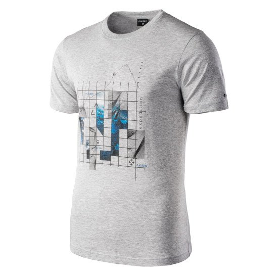 Tricou sport de barbati HI-TEC NEROD, Gri Tricou sport de barbati HI-TEC NEROD, Gri