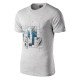 Tricou sport de barbati HI-TEC NEROD, Gri Tricou sport de barbati HI-TEC NEROD, Gri
