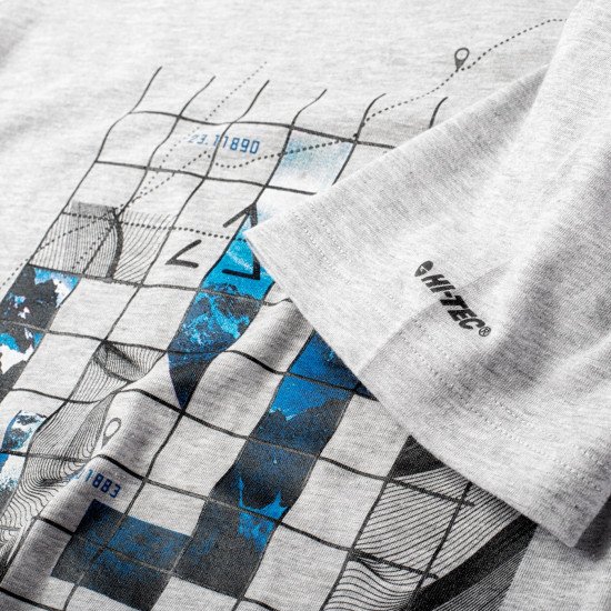 Tricou sport de barbati HI-TEC NEROD, Gri Tricou sport de barbati HI-TEC NEROD, Gri