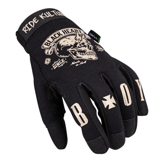 Manusi moto din piele W-TEC Black Heart Rioter, Negru Manusi moto din piele W-TEC Black Heart Rioter, Negru