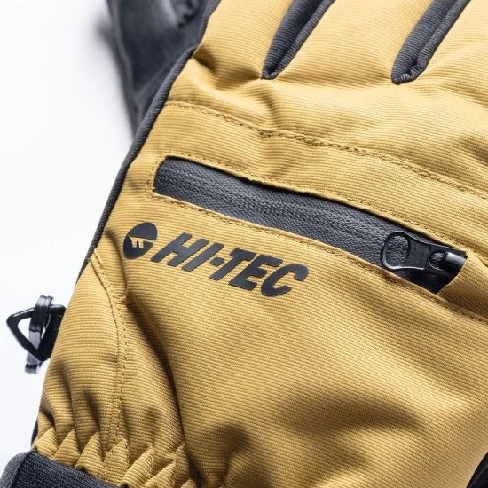 Manusi de schi pentru barbati HI-TEC Vogan - Negru-Bej