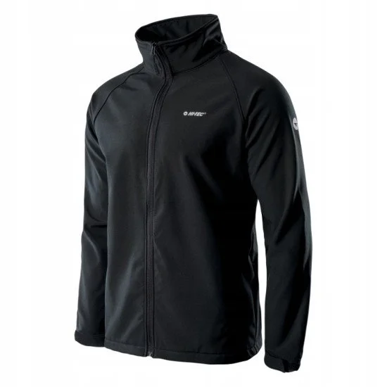 Geacă softshell HI-TEC Derai pentru bărbați - Negru