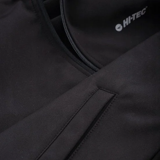 Geacă softshell HI-TEC Derai pentru bărbați - Negru