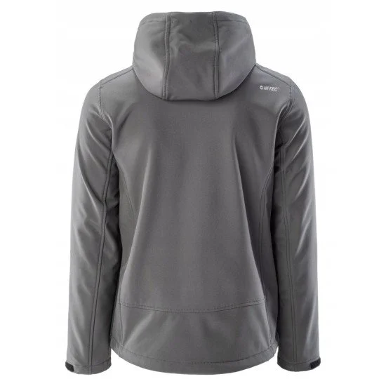 Geacă softshell HI-TEC Noxon pentru bărbați - Gri-Negru