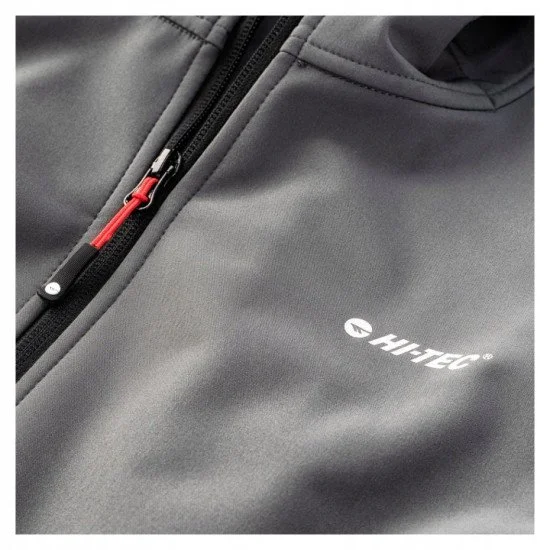 Geacă softshell HI-TEC Noxon pentru bărbați - Gri-Negru