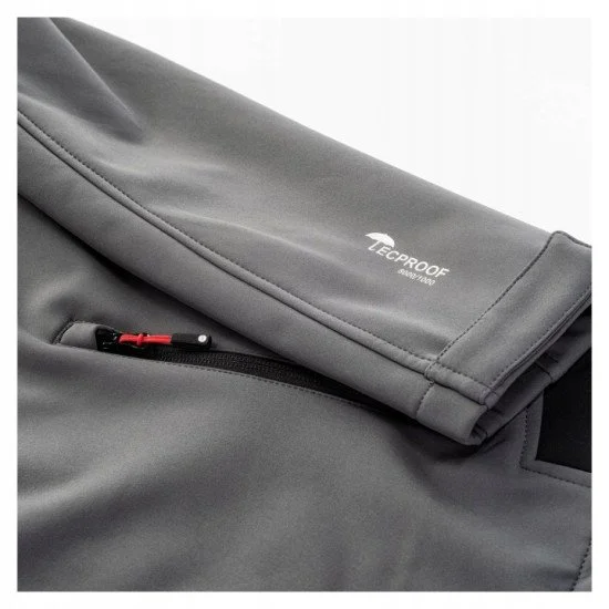 Geacă softshell HI-TEC Noxon pentru bărbați - Gri-Negru