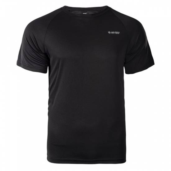 Tricou barbatesc HI-TEC Makkio, Negru