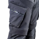 Pantaloni softshell moto pentru barbati W-TEC Erkalis GS-1729, Negru