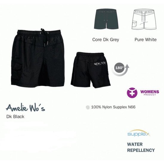 Pantaloni scurti pentru femei HI-TEC Amelie Wos, Negru Pantaloni scurti pentru femei HI-TEC Amelie Wos, Negru