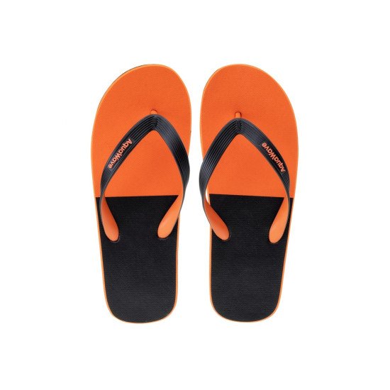 Papuci flip-flops pentru barbati AQUAWAVE Roboor, Negru/Portocaliu