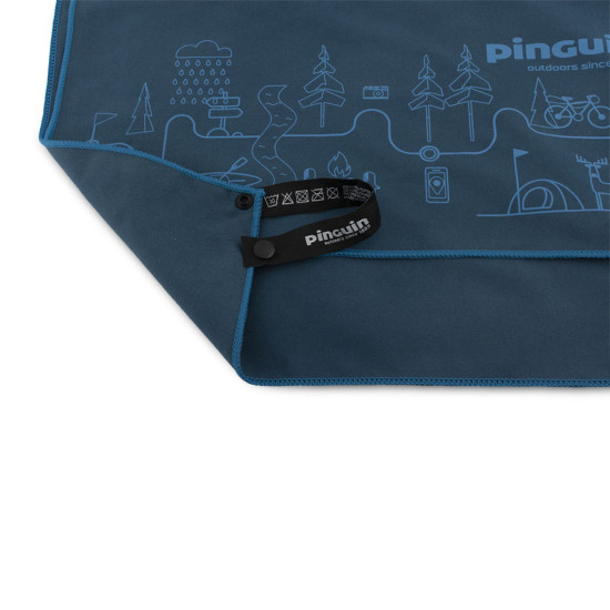 Prosop de camping PINGUIN Micro Towel Map L