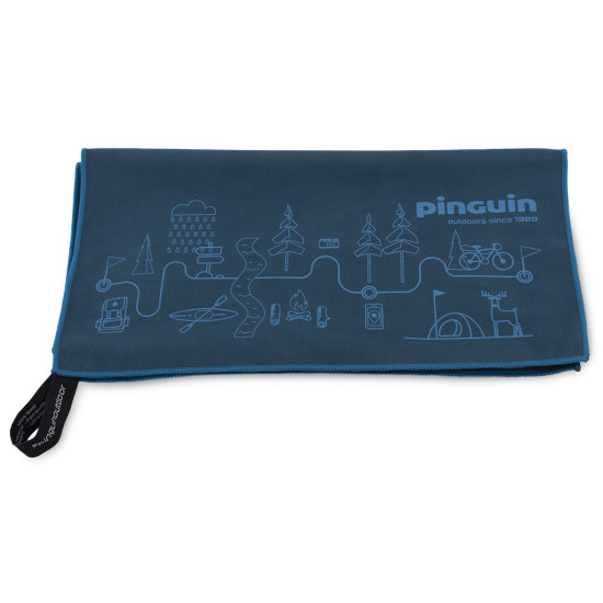 Prosop de camping PINGUIN Micro Towel Map L