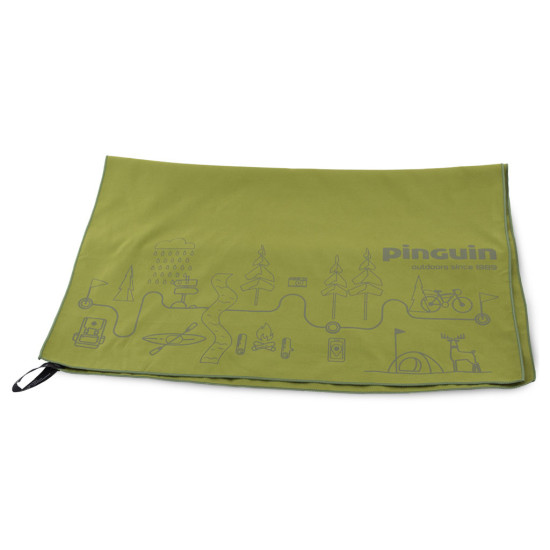 Prosop de camping PINGUIN Micro Towel Map L