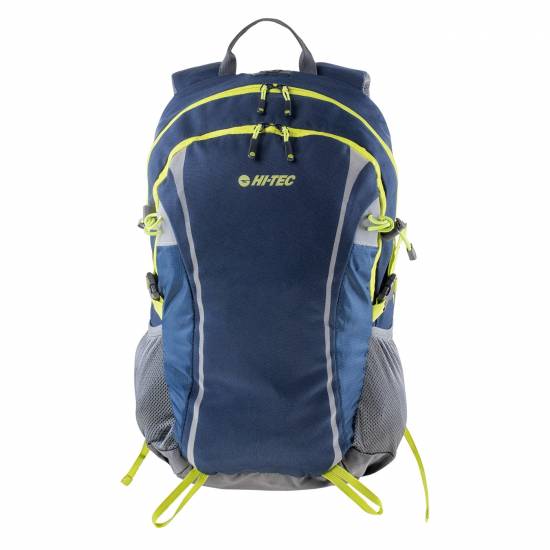 Rucsac HI-TEC Columbo 30L, Albastru / Gri / Verde