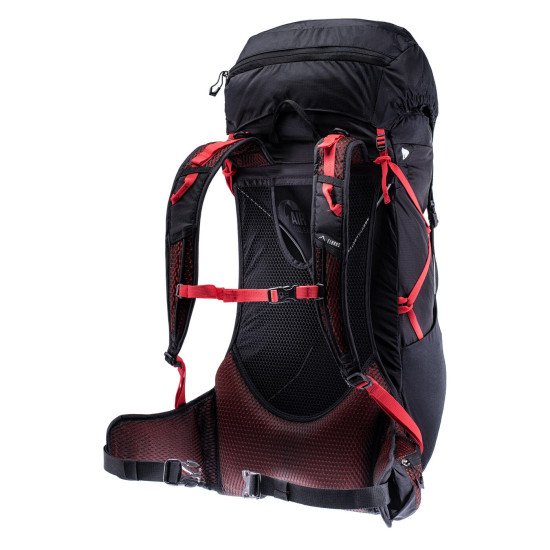 Rucsac pentru turism ELBRUS Lite 35 l, Negru/Rosu