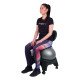 Scaun bila cu spatar inSPORTline EGG-Chair