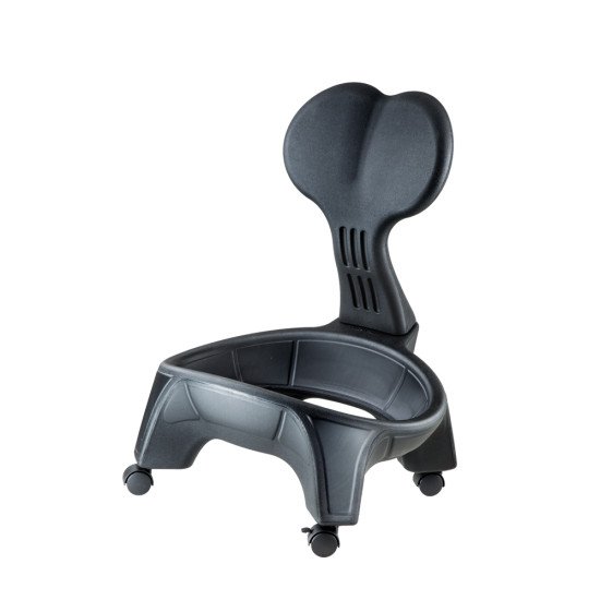 Scaun bila cu spatar inSPORTline EGG-Chair