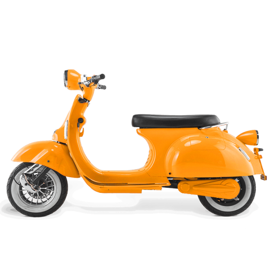 Scuter electric MOTORETTA D1 PLUS 2000 W - Portocaliu