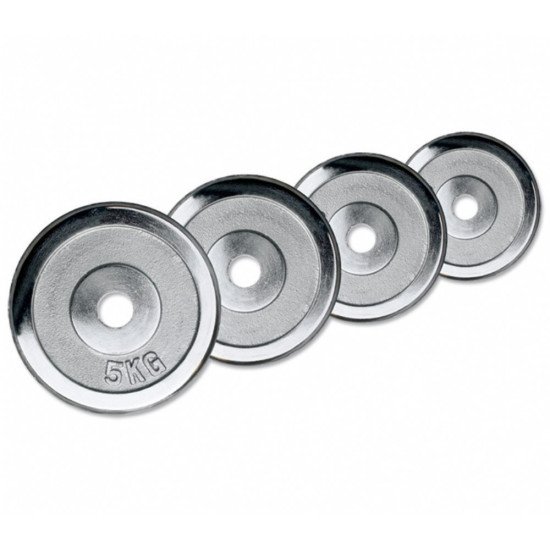 Discuri greutati set cromate SPARTAN 2 x 1,25 kg/30 mm Discuri greutati set cromate SPARTAN 2 x 1,25 kg/30 mm