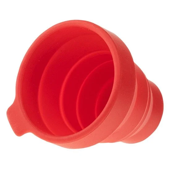 Cana pliabila ELBRUS Foldcup 130 ml, Rosu