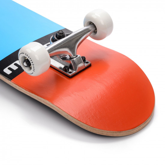 Skateboard METEOR Salty, Rosu/Albastru